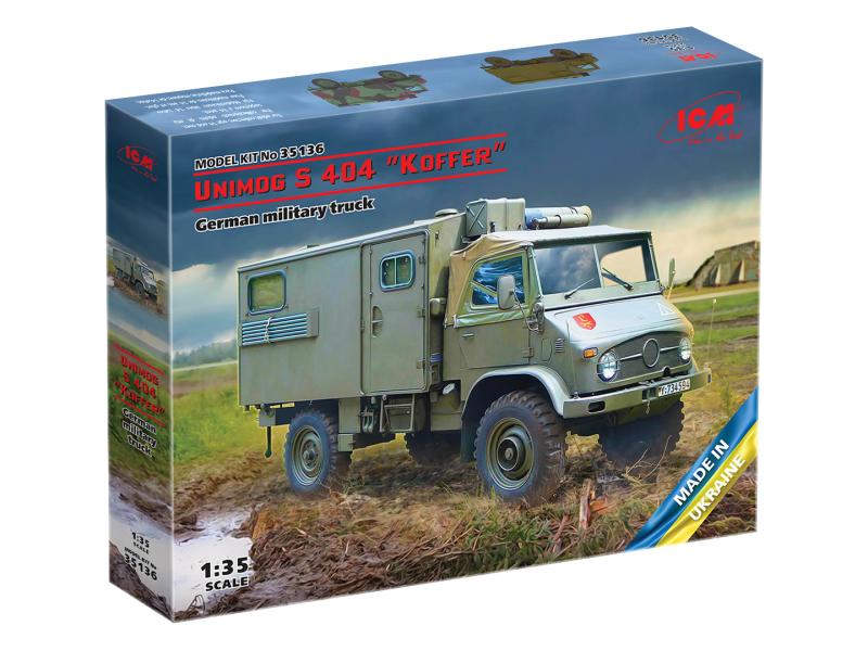 Unimog 404 S “Koffer” German military truck 1/35