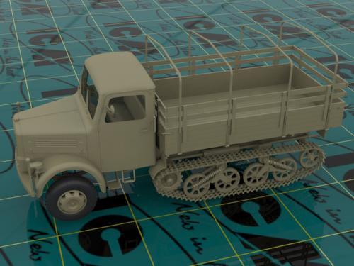 KHD S3000/SS M Maultier WWII German Semi-Tracked Truck 1/35