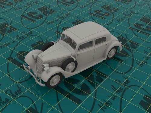 Typ 320 (W142) Saloon WWII German Staff Car 1/35