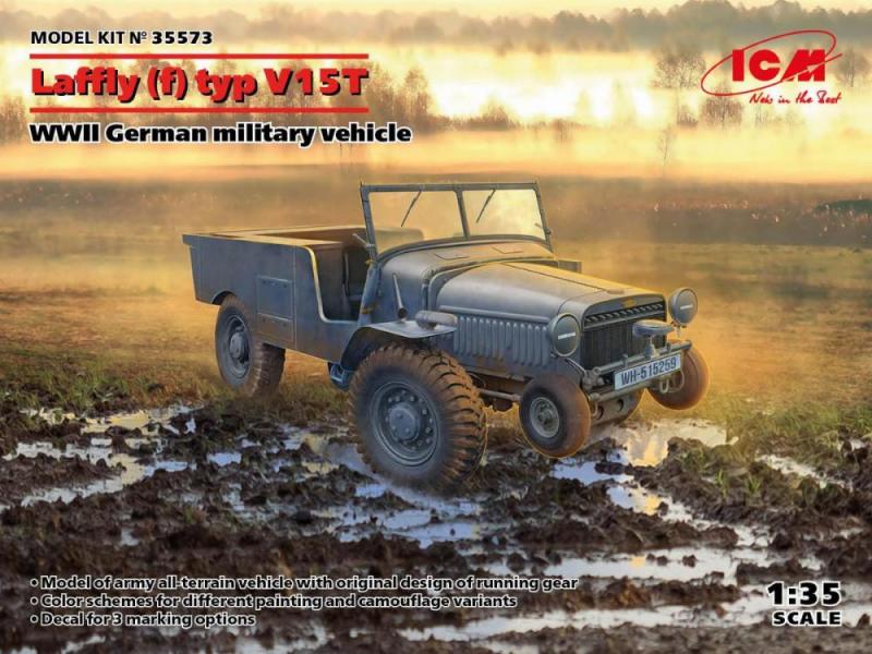 Laffly (f) typ V15T , WWII German Military Vehicle 1/35