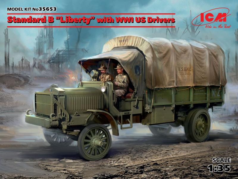 Standard B "Liberty" with WWI US Drivers 1/35