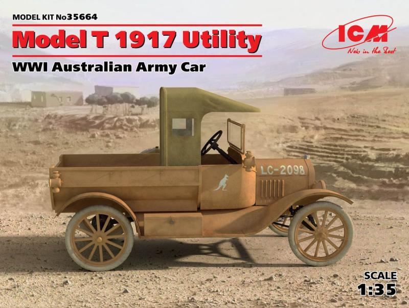 Model T 1917 Utility WWI Australian Army Car 1/35