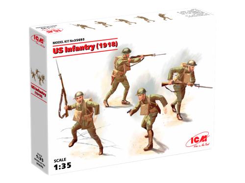 US Infantry (1918) 4 figures 1/35