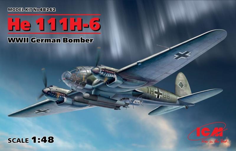 He 111H-6 WWII German Bomber 1/48
