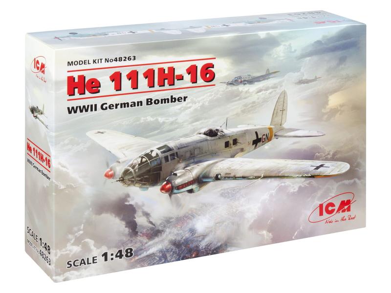 He 111H-16 WWII German Bomber 1/48
