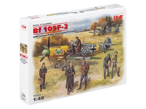 Bf 109F-2 with German Pilots and Ground Personnel 1/48