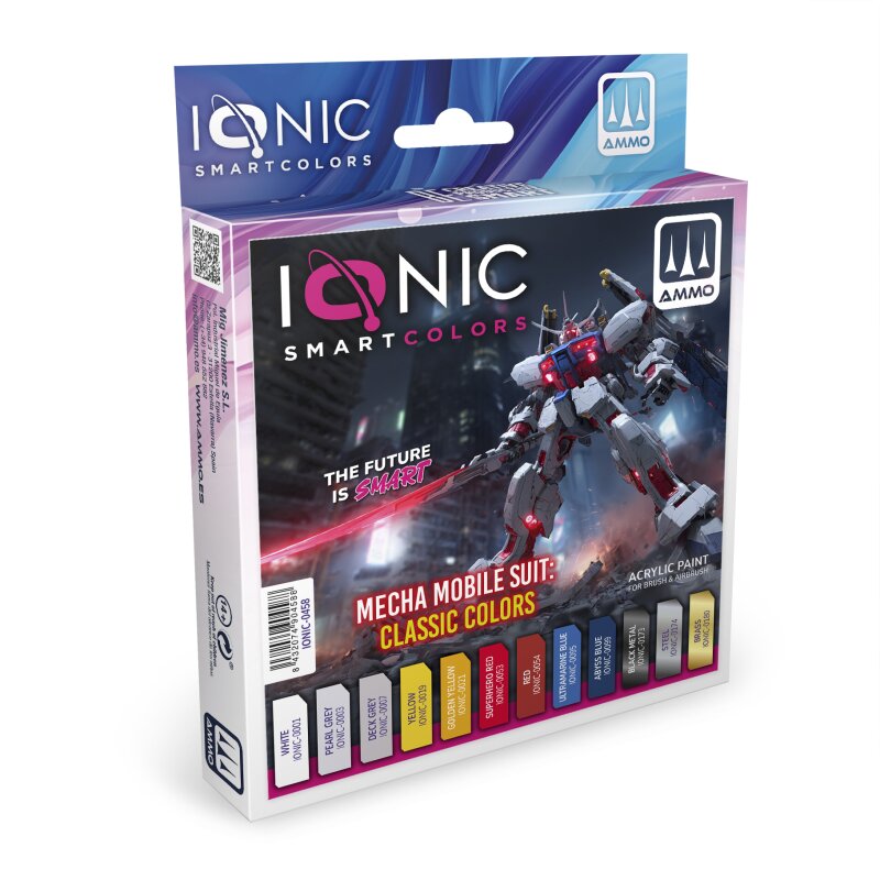 IONIC Mecha Mobile Suit: Classic colors (12x20ml)