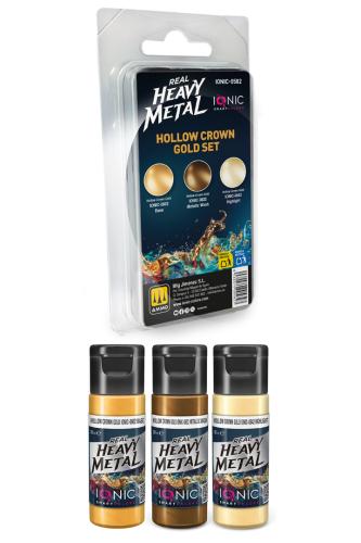 IONIC Real Heavy Metal: Hollow Crown Gold Set (3x20 ml)