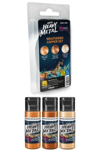 IONIC Real Heavy Metal: Weathered Copper Set (3x20 ml)