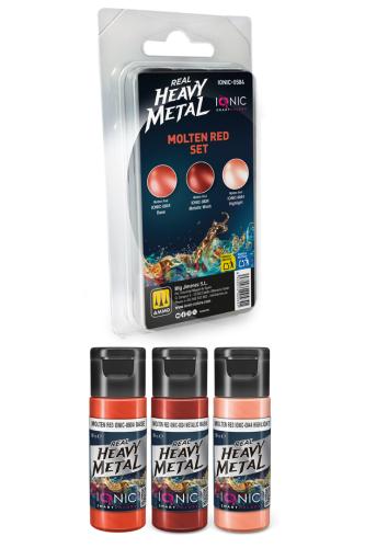IONIC Real Heavy Metal: Molten Red Set (3x20 ml)