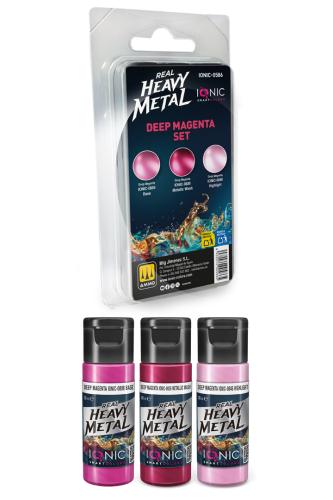 IONIC Real Heavy Metal: Deep Magenta Set (3x20 ml)