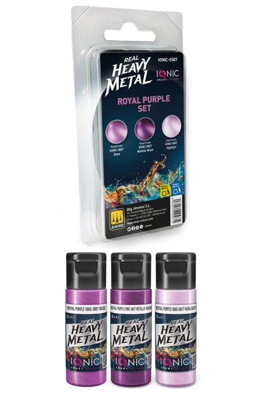 IONIC Real Heavy Metal: Royal Purple Set (3x20 ml)
