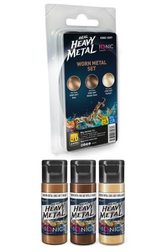 IONIC Real Heavy Metal: Worn Metal Set (3x20 ml)