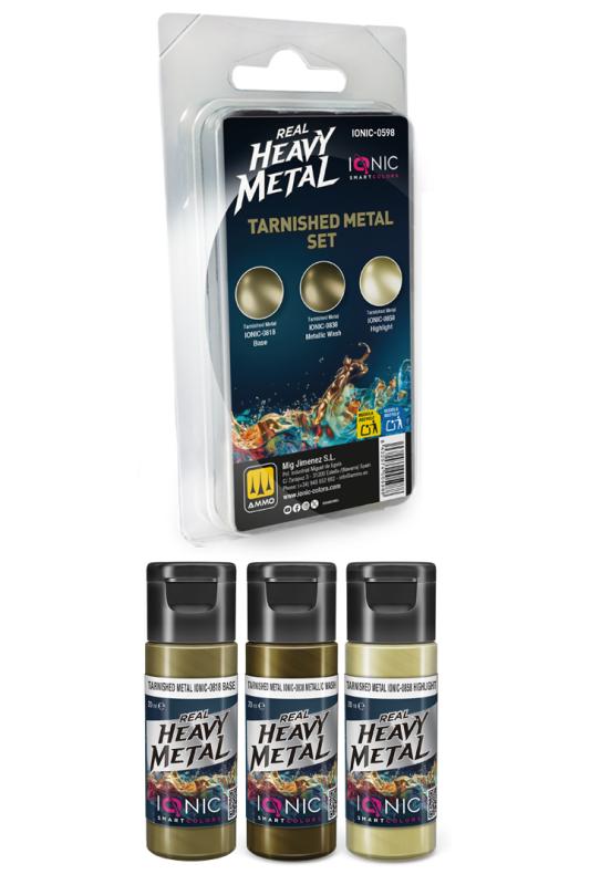 IONIC Real Heavy Metal: Tarnished Metal Set (3x20 ml)