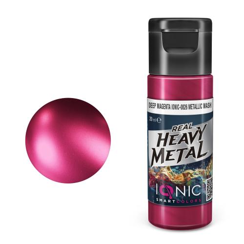IONIC Real Heavy Metal: Deep Magenta Metallic Wash (20ml)
