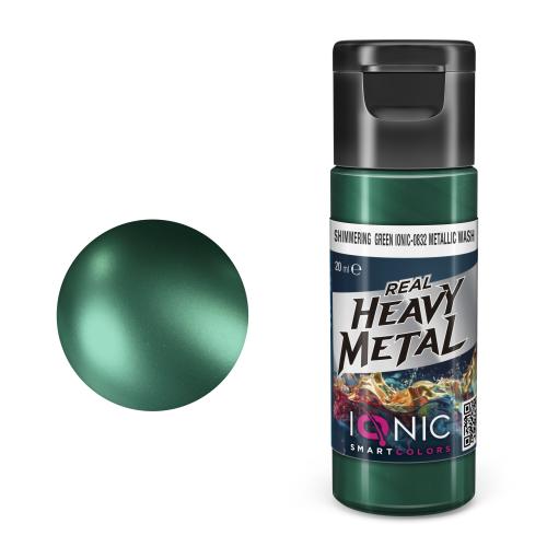 IONIC Real Heavy Metal: Shimmering Green Metallic Wash (20ml)