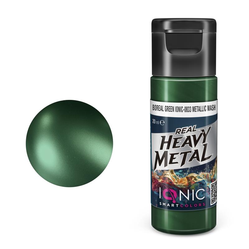 IONIC Real Heavy Metal: Boreal Green Metallic Wash (20ml)