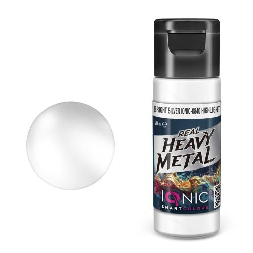 IONIC Real Heavy Metal: Bright Silver Highlight (20ml)