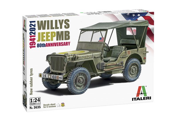 Willys Jeep MB “80th Year Anniversary” 1/24