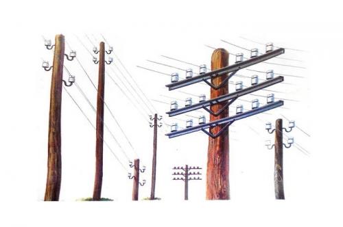 Telegraph Poles 1/35