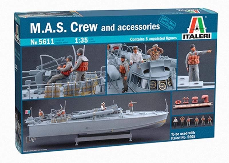 M.A.S. Crew and Accessories (6 crew figures) 1/35