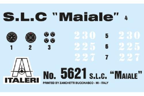 S.L.C. “Maiale” with crew 1/35