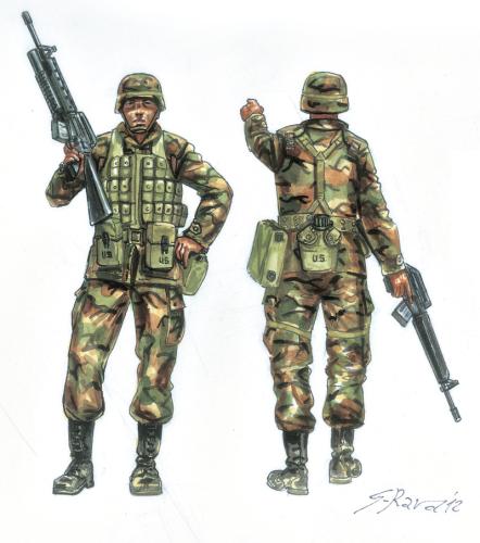 U.S. Infantry 90s 1/72