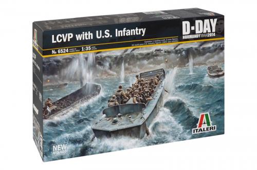 LCVP with U.S. INFANTRY 1/35