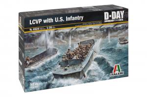 LCVP with U.S. INFANTRY 1/35