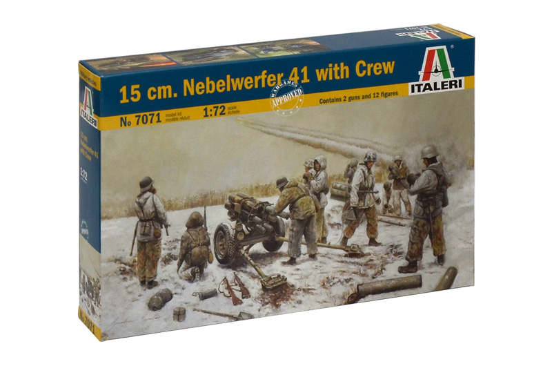 15 cm. Nebelwerfer 41 with Crew 1/72