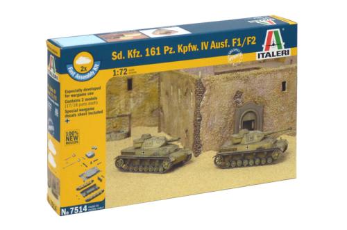 SD. KFZ. 161 PZ. KPFW. IV AUSF.F1/F2 Fast Assembly Kits 1/72