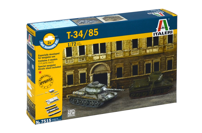 T-34/85 - FAST ASSEMBLY 1/72