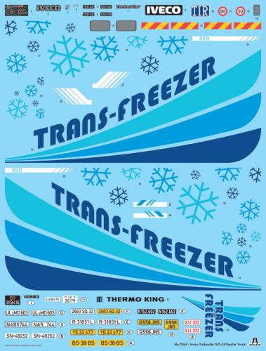 Iveco TURBOSTAR 190.48 reefer truck 1:24