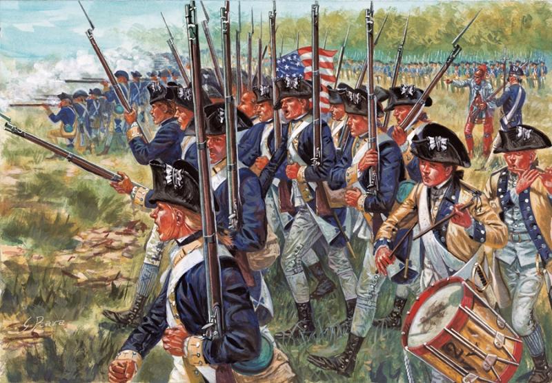 American Indep.War 1776 - Am. Infantry 1/72