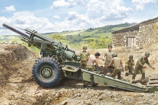 M1 155mm Howitzer with crew 1/35