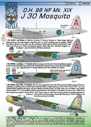 J 30 Mosquito Mk. XIX 1/48