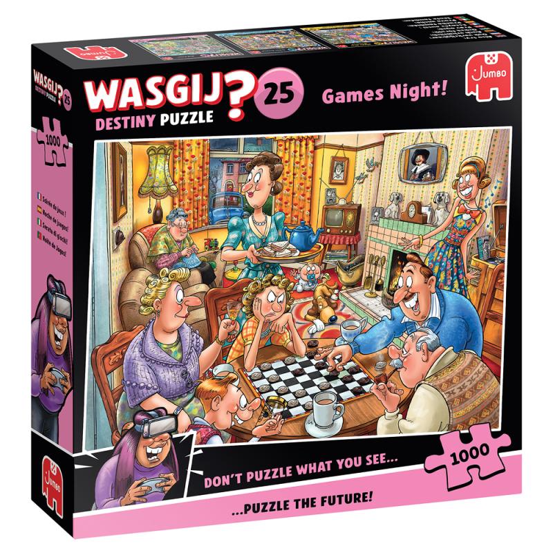Puzzle - Wasgij - Destiny 25 Games Night!  - 1000 bitar