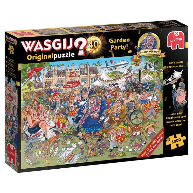 Wasgij - Original 40 - Garden Party! 25th anniversary 2x1000 bitar