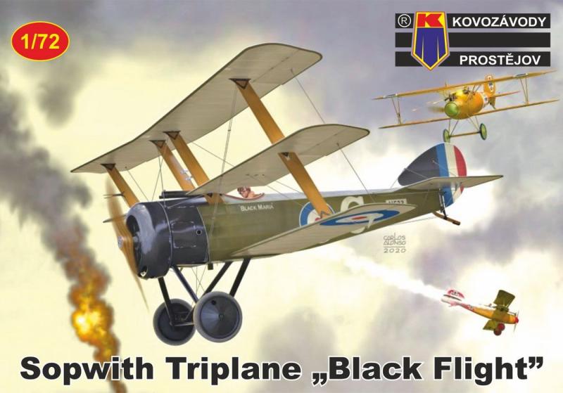 WW I Sopwith Triplane 'Black Flight' 1/72