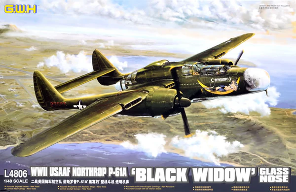 Northrop P-61A 'Black Widow' Glass Nose 1/48