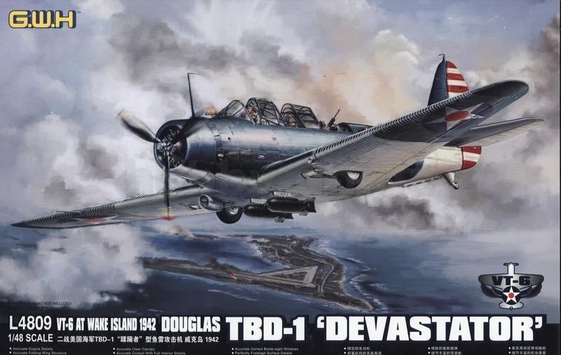 Douglas TBD-1 Devastator VT-6 at Wake Island 1942 1/48