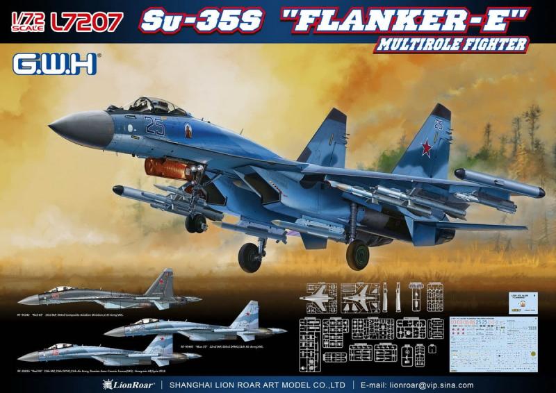 Su-35S "Flanker-E" Multirole Fighter 1/72