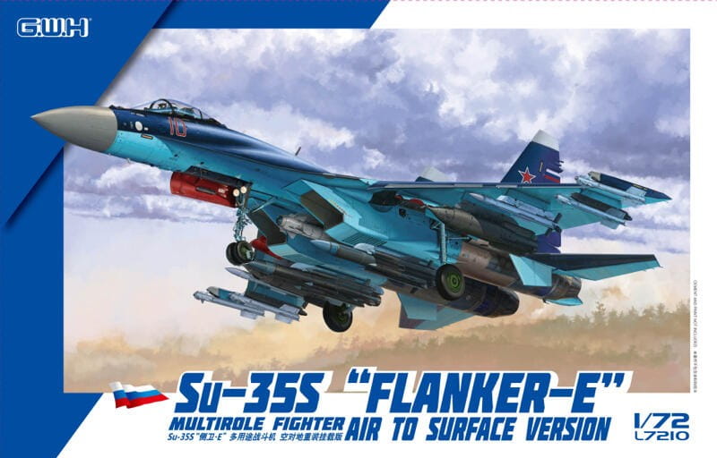 Su-35S "Flanker E" Multirole Fighter Air to Surface Version 1/72