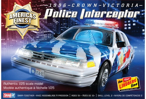 Crown Victoria Police Cruiser 1/24