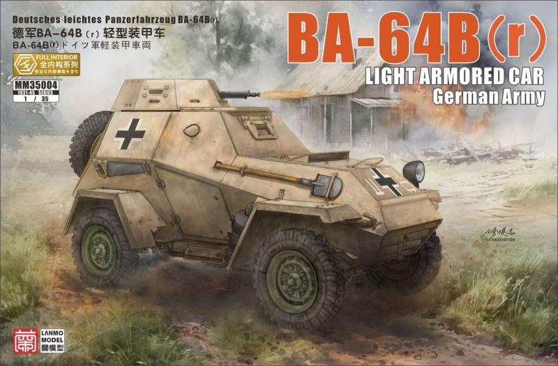 BA-64B(r) Light Armoured Car German Army (med komplett interiör) 1:35