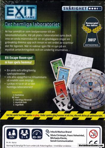 EXIT: Det Hemliga Laboratoriet (Svenska)