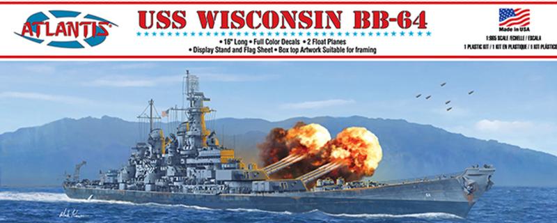 USS Wisconsin BB-64 1/665