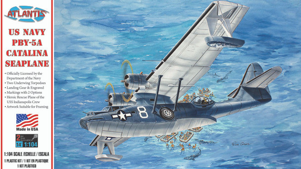 US Navy PBY-5A Catalina Seaplane 1/104