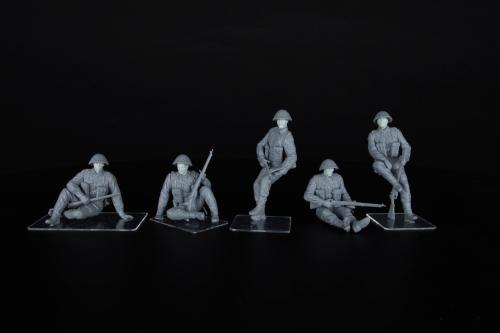 British Tank Riders NW Europe (Resin Heads) 1:35