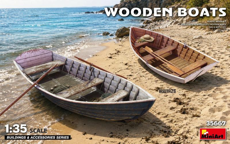 Wooden Boats 1:35